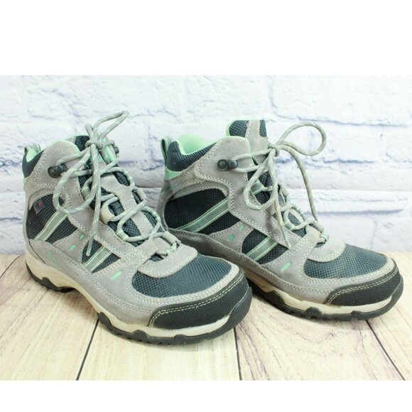 LL Bean Trail Model 4 Multicolor Suede Waterproof Hiking Boots Size 8.5 M - Picture 3 of 9